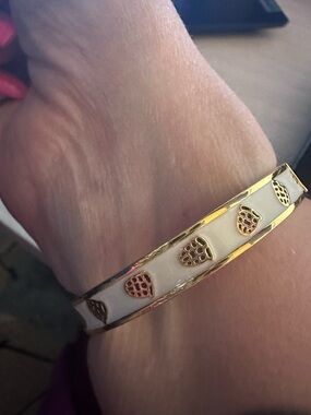 Tory Burch bracelet with strawberry designs!